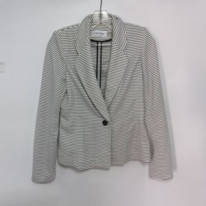 CALVIN KLEIN 8P STRIPED BLAZER